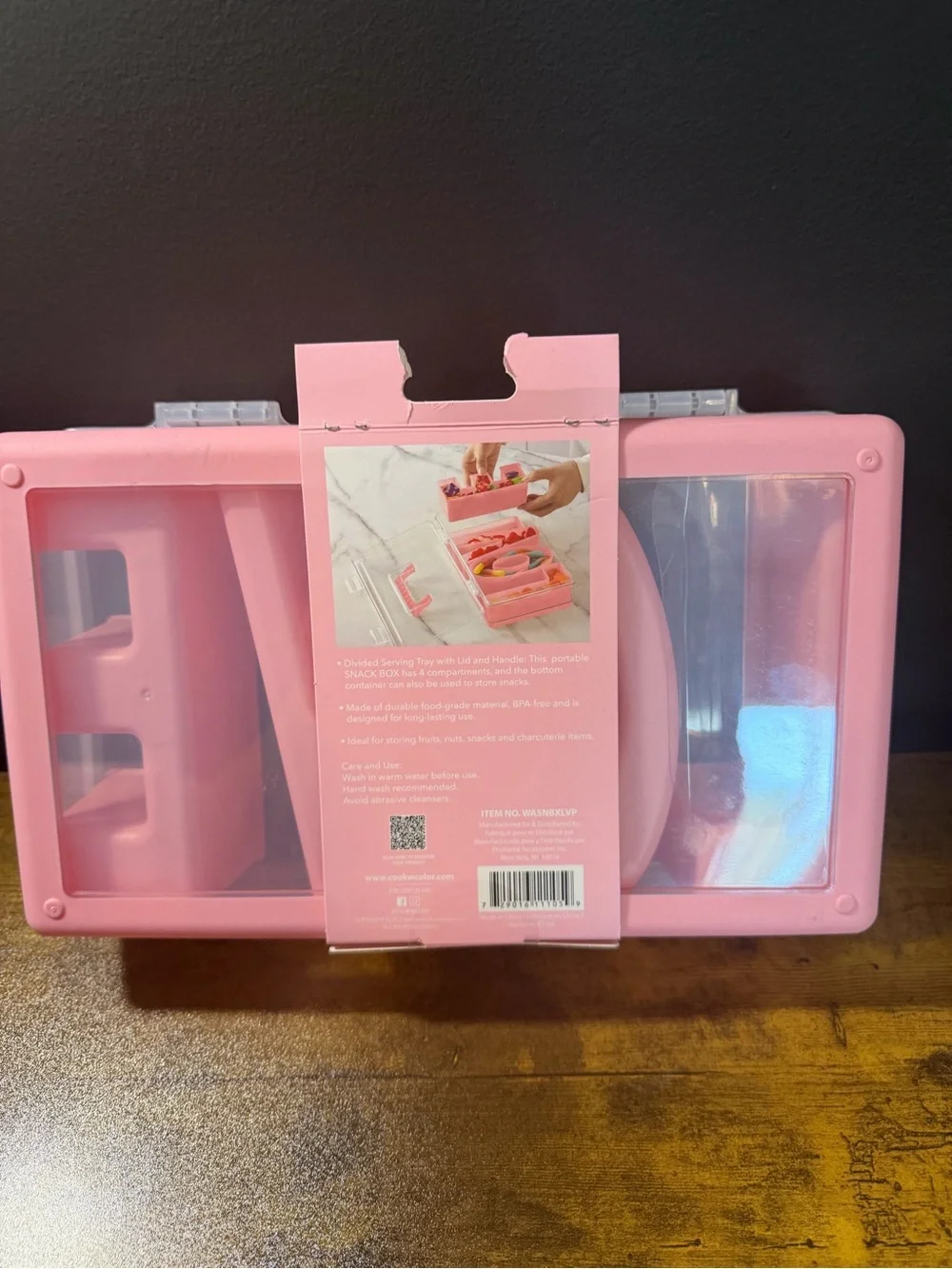 CWC “LOVE” Pink Snack Box. NEW - Picture 2 of 4